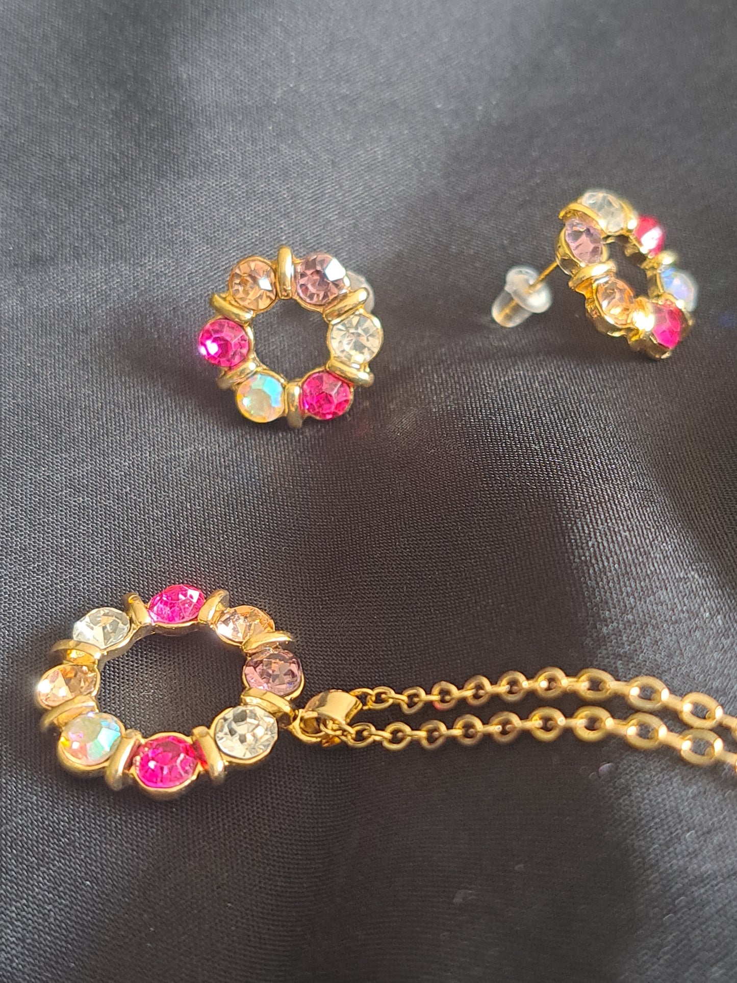 Colourful Necklace and Earring Set