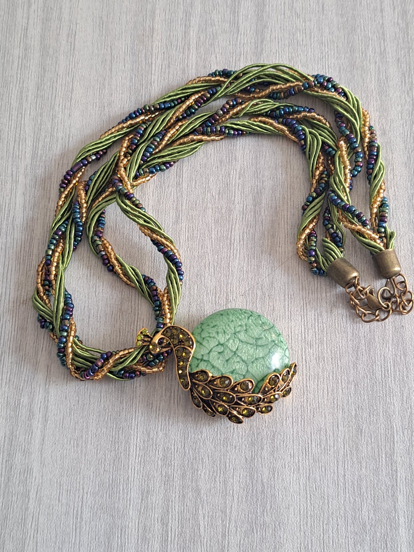 Forest Ember Pendant Necklace