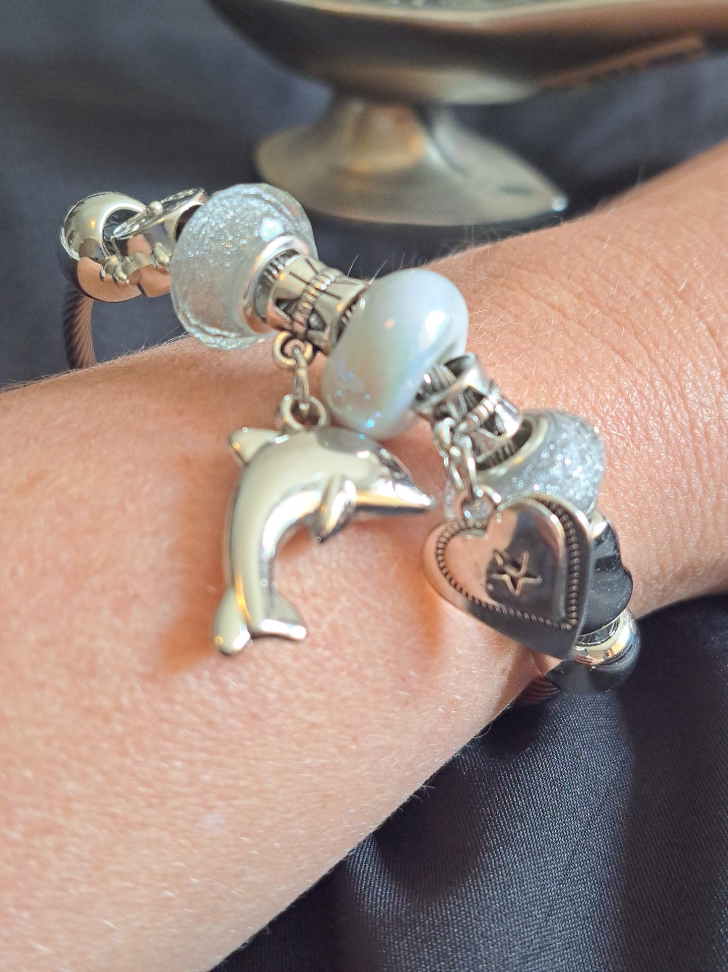 Reflective Dolphin Bracelet