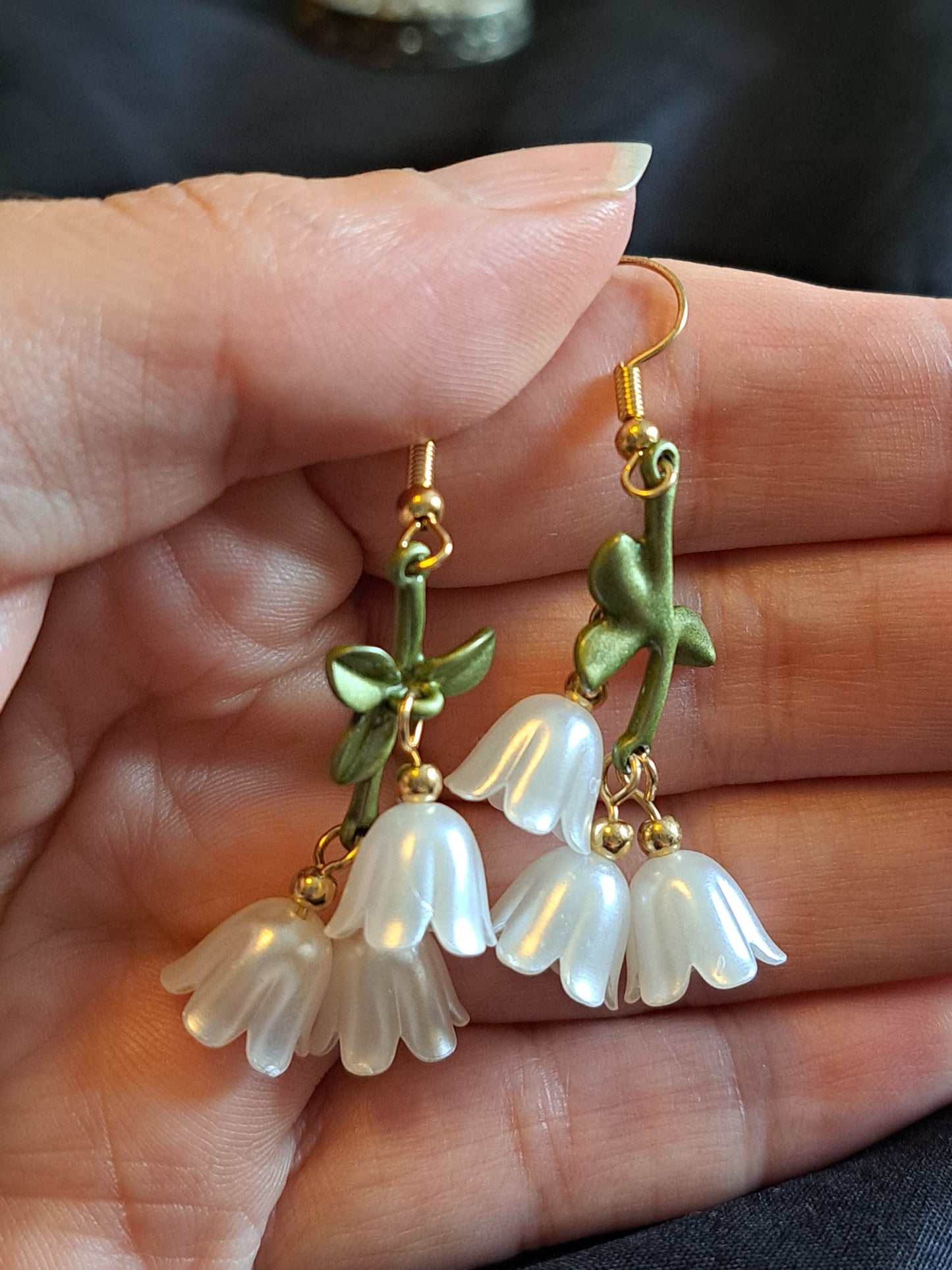 Lily Flowers Dangle Earrings
