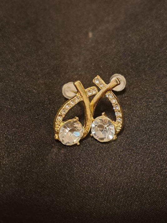 Diamante Teardrop Earrings