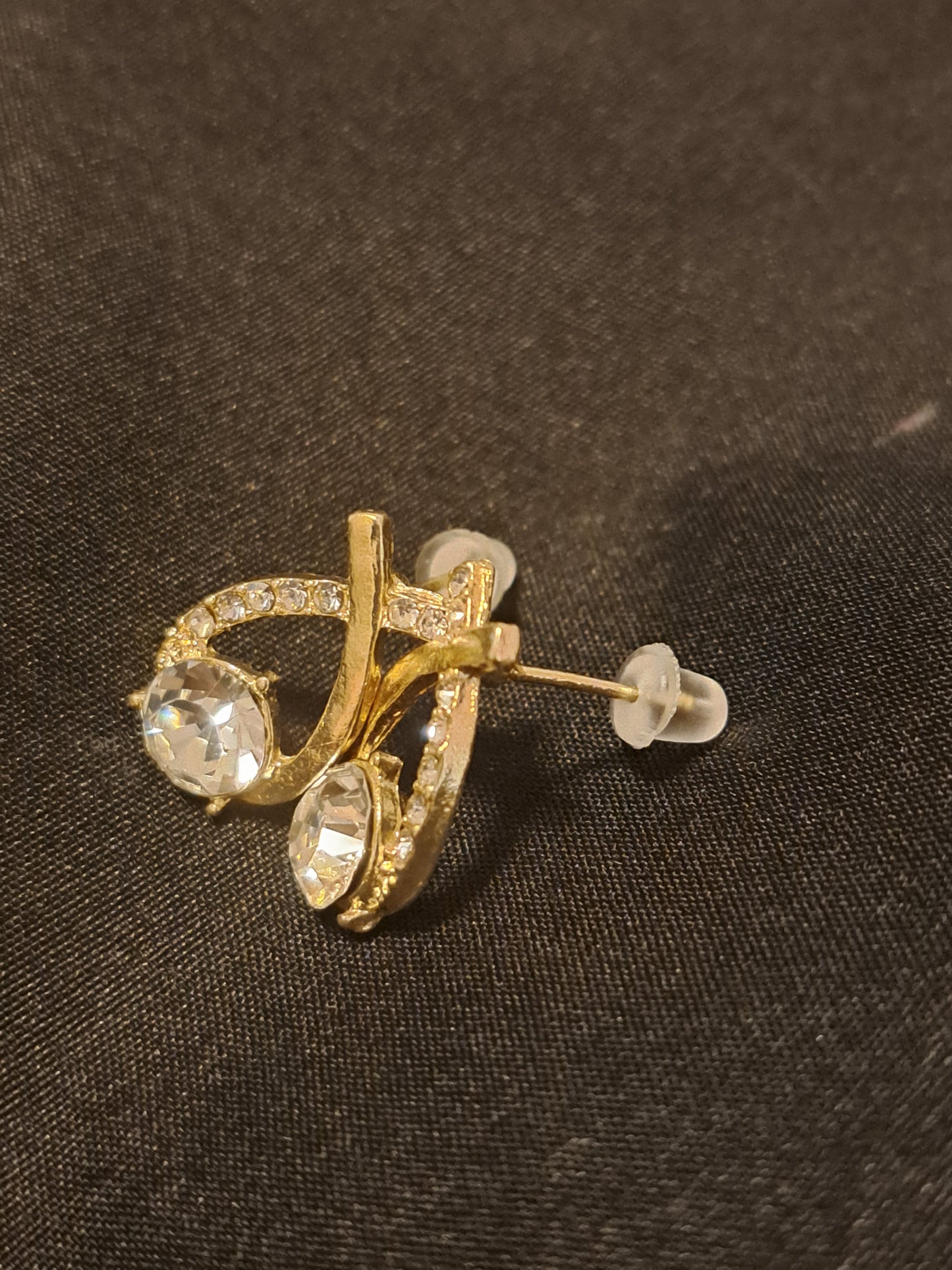 Diamante Teardrop Earrings