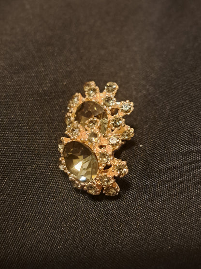 Smoke & Honey Stud Earrings