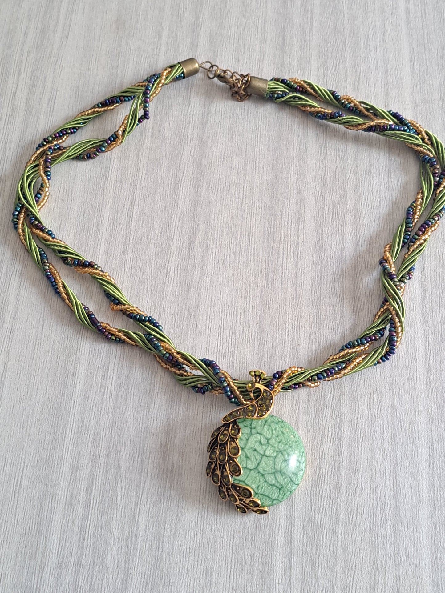 Forest Ember Pendant Necklace