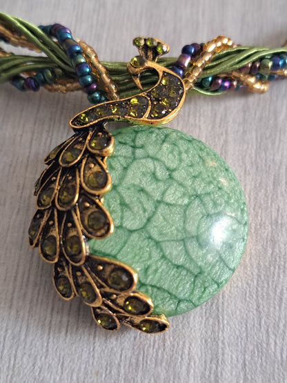 Forest Ember Pendant Necklace