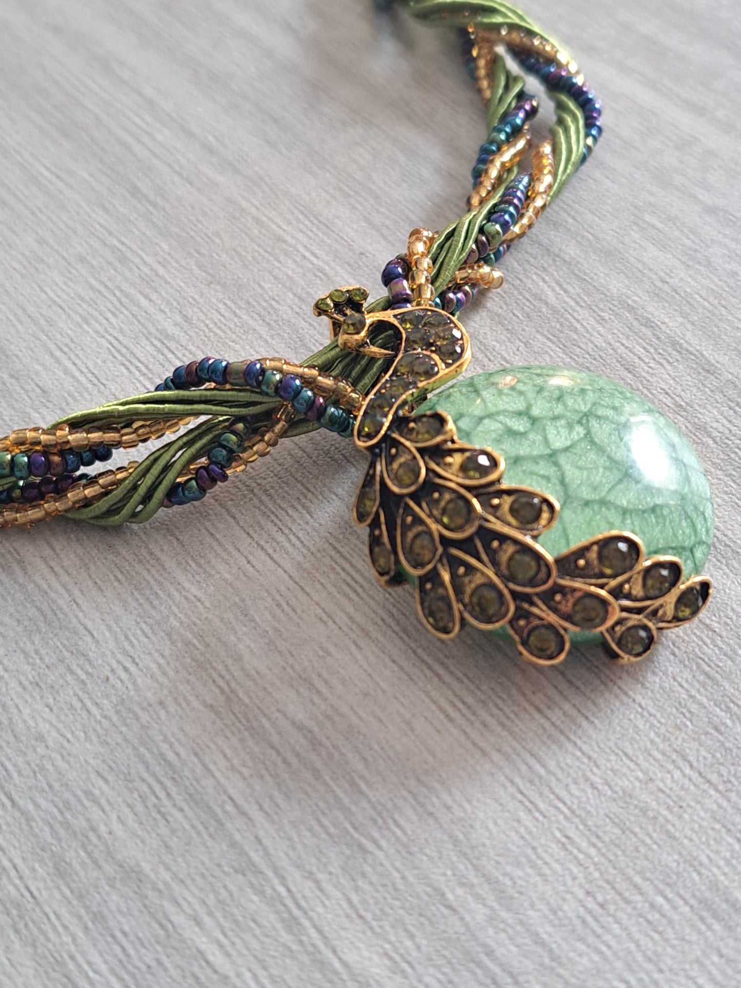 Forest Ember Pendant Necklace