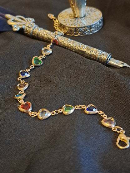 Colourburst Hearts Bracelet