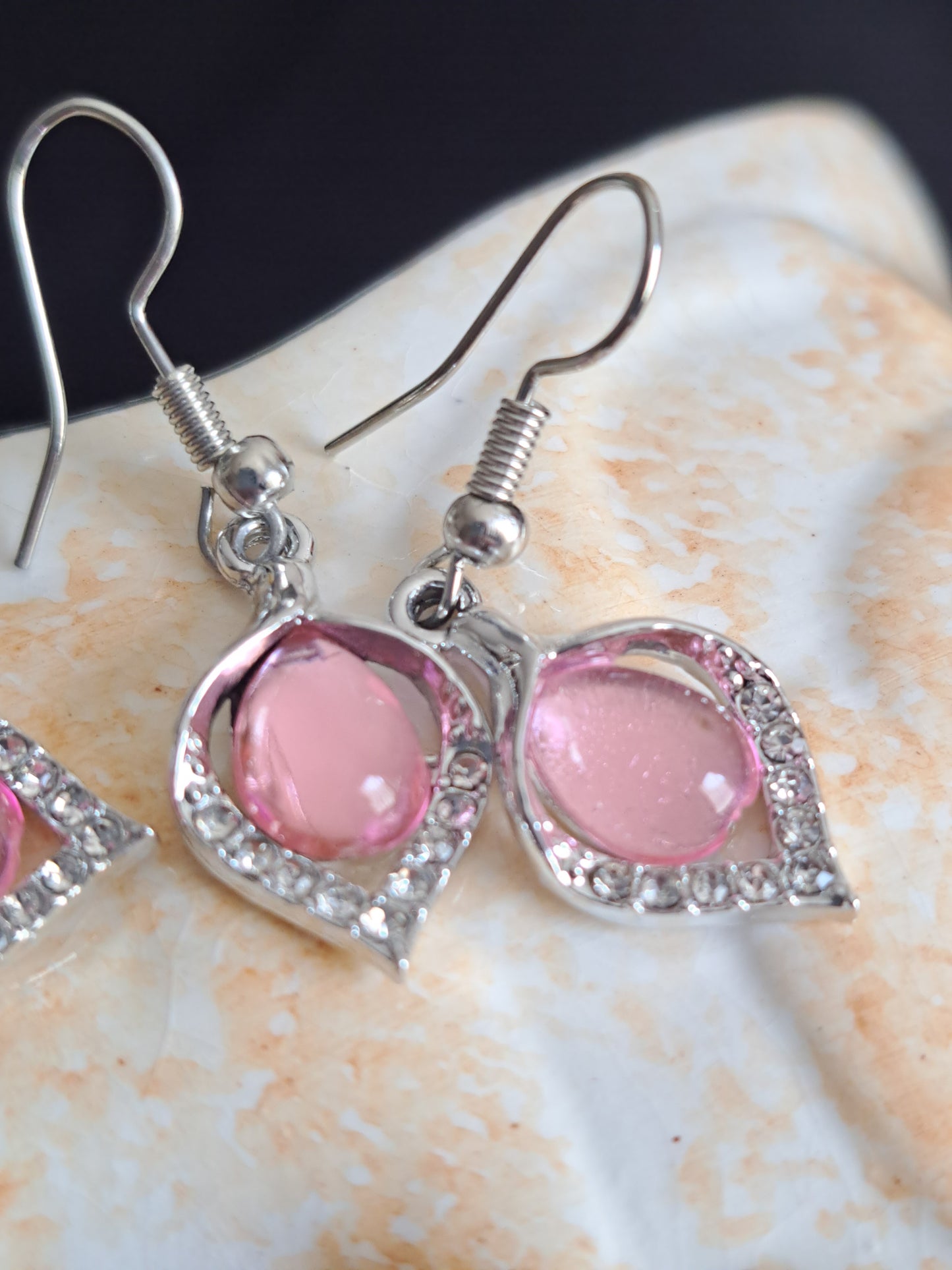 Pretty in Pink Necklace and Earring Set