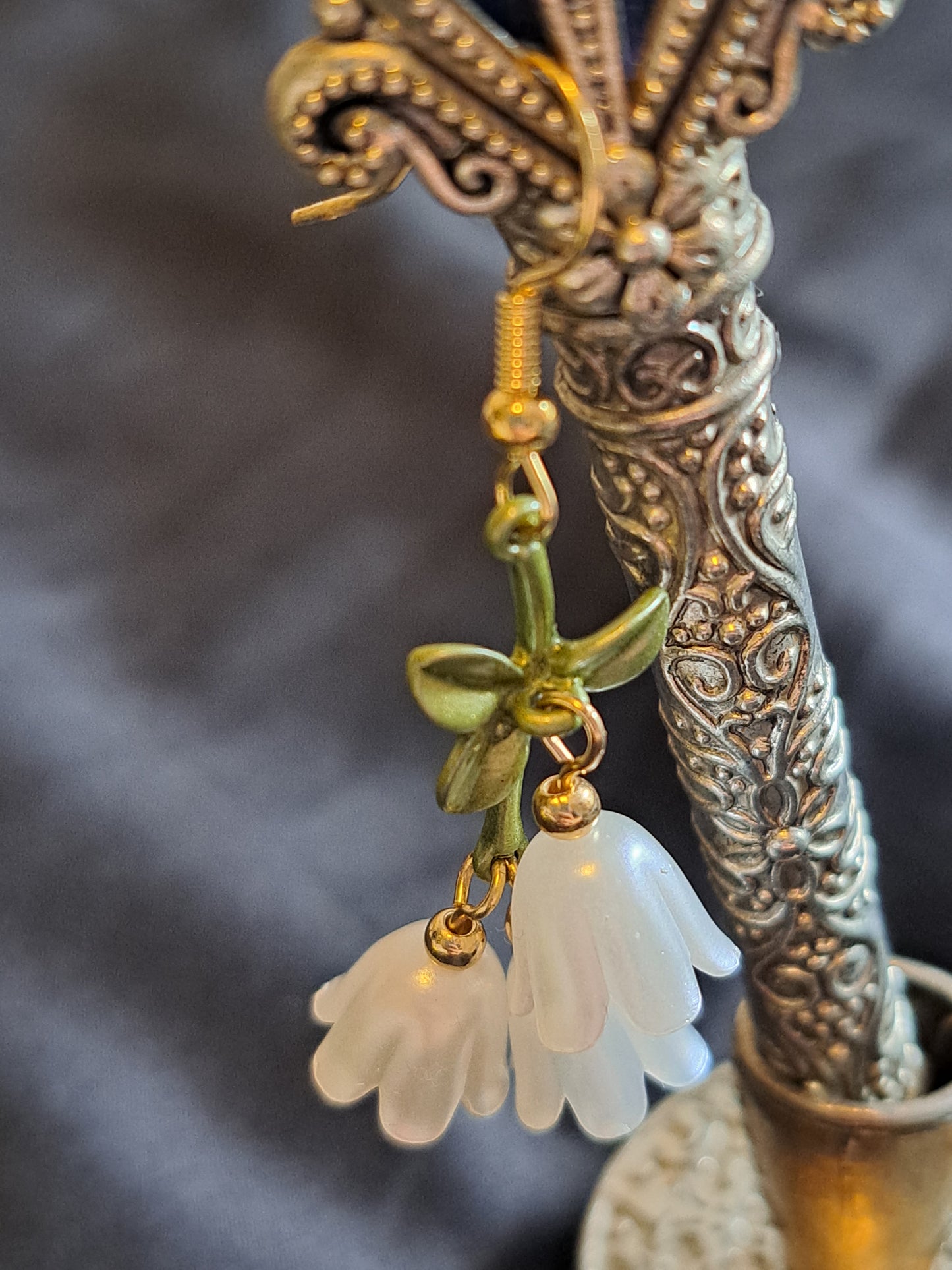 Lily Flowers Dangle Earrings