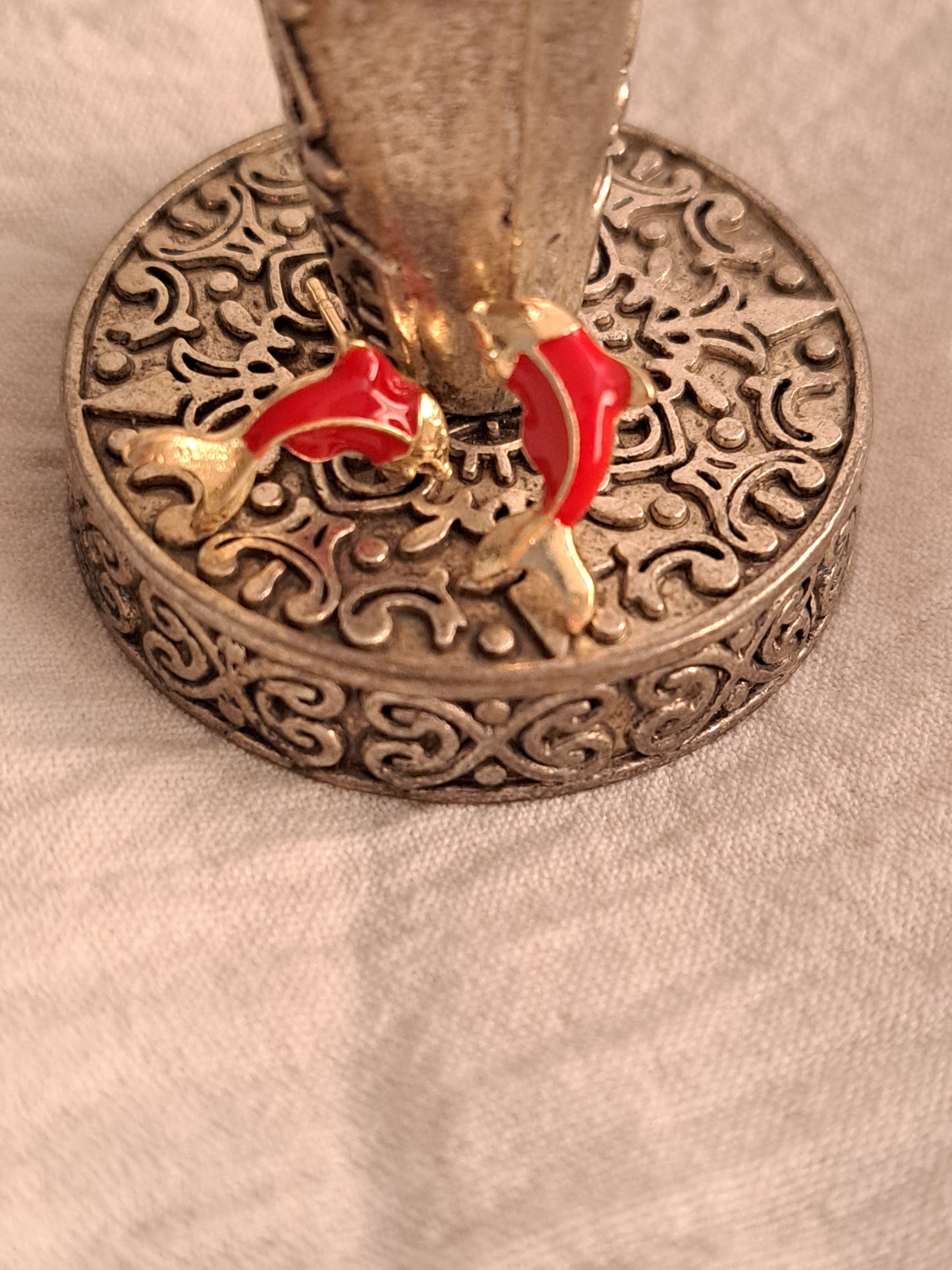 Tiny Koi Earrings
